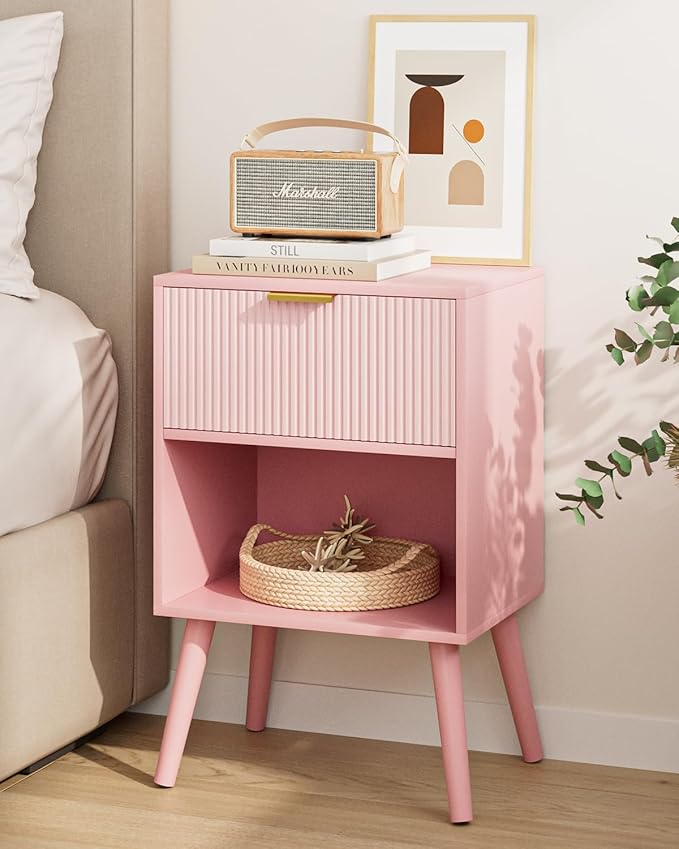 Nightstand, Small Side Table, Bedside Table by Aienvey