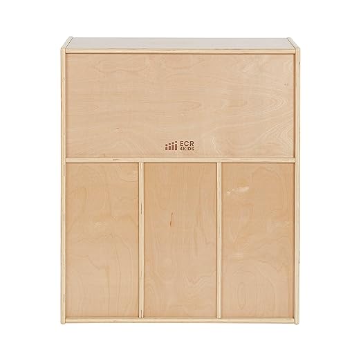 ECR4Kids Streamline 15 Cubby Tray Storage Cabinet, Classroom Furniture - Image 11