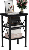 VECELO Modern Nightstands X-Design Side End Table Night Stand by VECELO