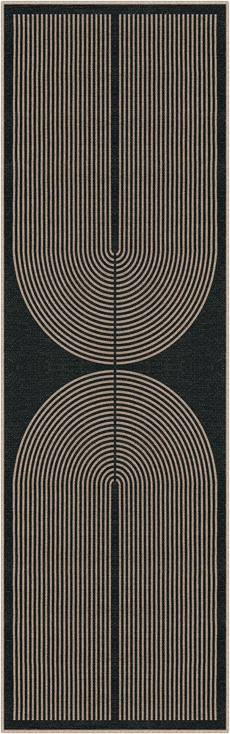Lahome Modern Rainbow Kitchen Runner Rug, 2x8 Easy Jute Rug Runners - Image 7
