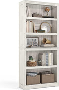 LINSY HOME 5-Shelf Bookcase, Bookshelves Floor Standing Display Storage Shelves by LINSYHOME