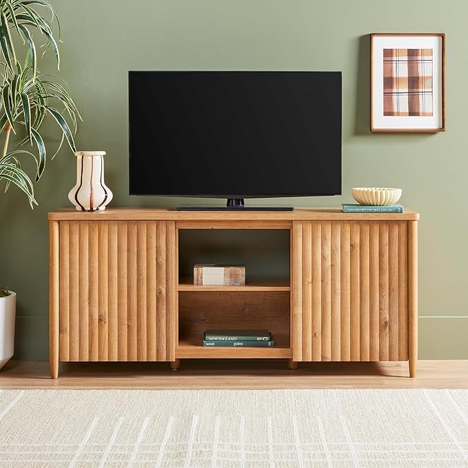 Walker Edison Scandinavian Reeded TV Stand by WalkerEdison