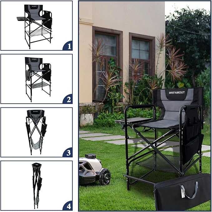 Tall Folding Directors Chair - Image 7