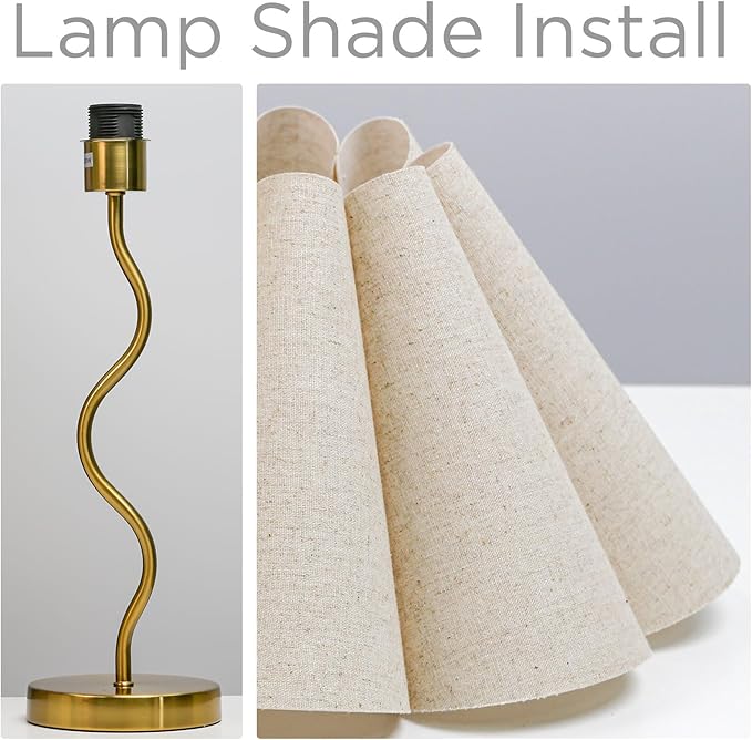 KUNJOULAM Small Table Lamp, Bedside Nightstand Lamp - Image 6