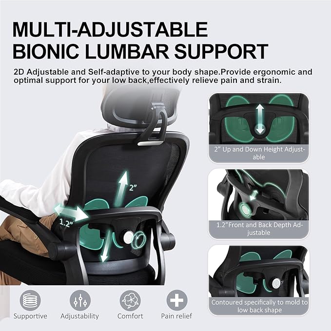 Ergonomic Office Chair, Ultra Thick Office Desk Chair - Image 4