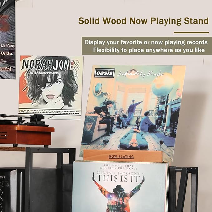Record Player Stand, 3-Tier Vinyl Record Storage, Turntable Stand - Image 2