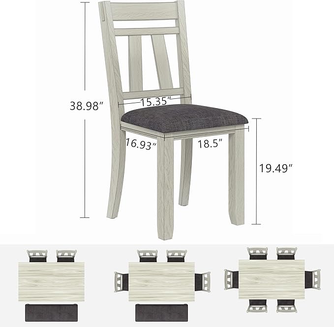 Solid Wood Dining Table, Part of Dining Table Set- Mix and Match Table - Image 2