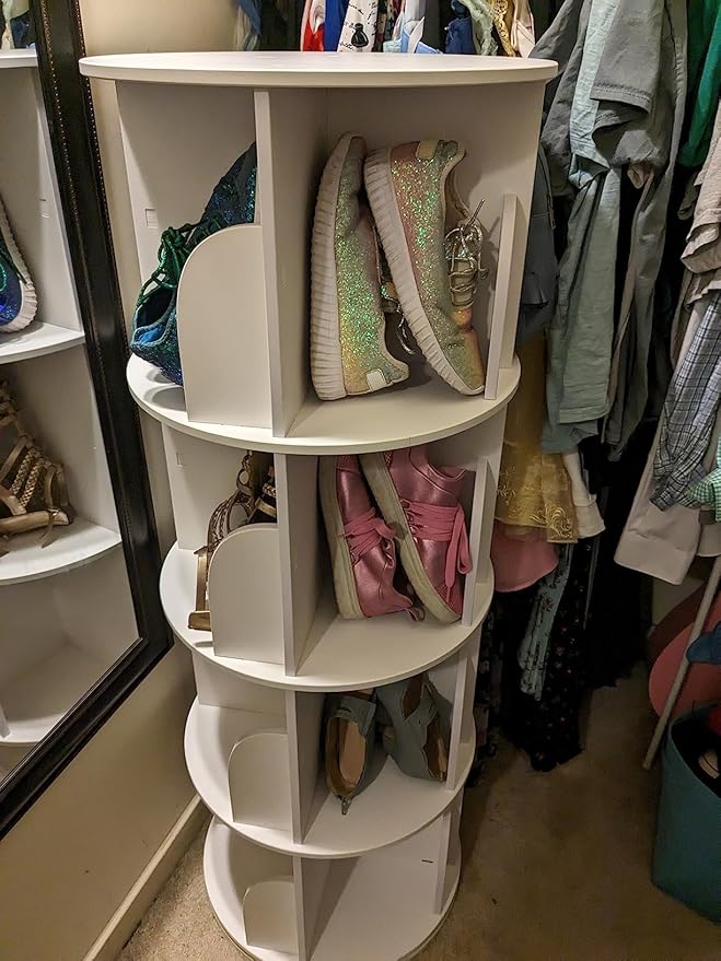 Rotating Bookshelf Tower, 360 Spinning Book Shelf - Image 6
