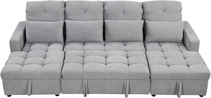 Ball & Cast 110.2" Oversized Versatile Sectional Sleep Sofa - Image 3