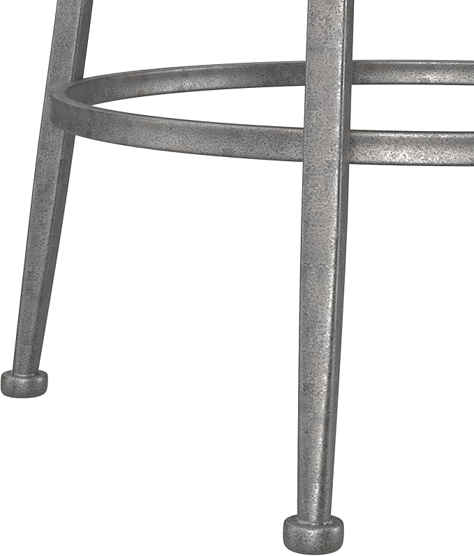 Hillsdale Stewart Indoor/Outdoor Swivel Counter Height Stool, Aged Pewter - Image 8