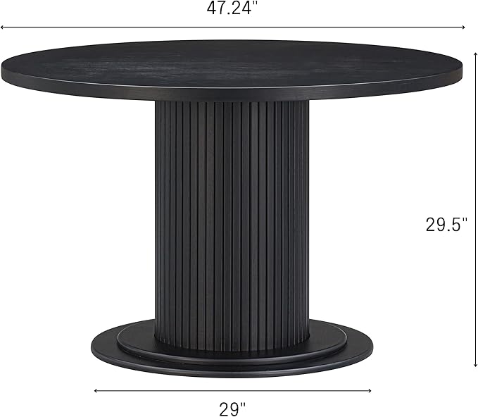 NTC Summit 47 Inch Modern Design, Round Dinner Table - Image 2