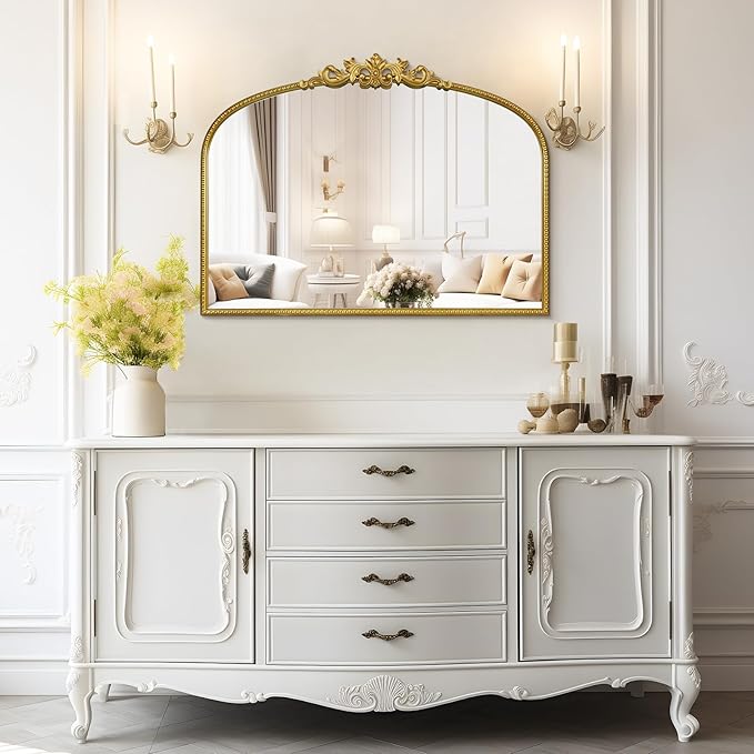 WallBeyond Gold Vintage Mirror - Image 2