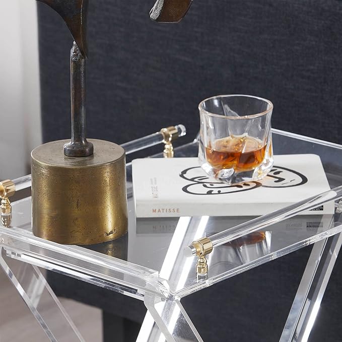 LIKENOW Furniture Acrylic Folding Tray Tables - Image 4