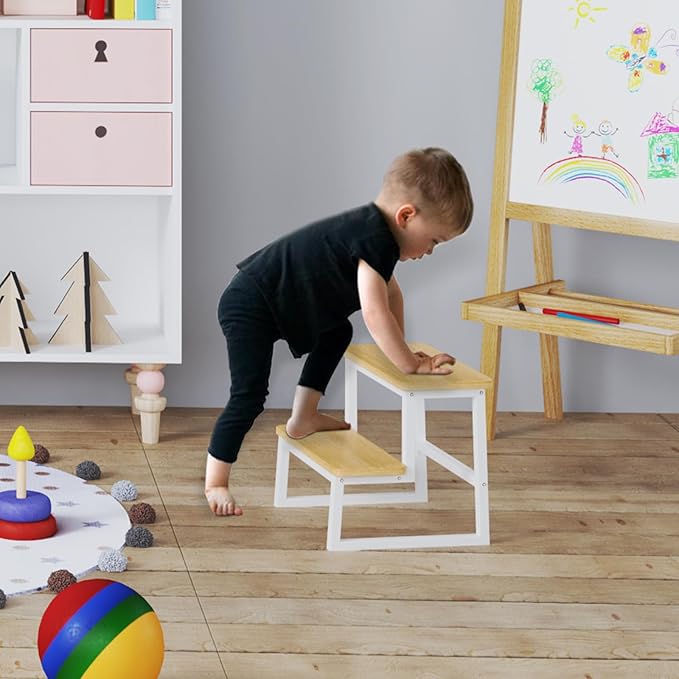 Step Stool for Adults & Kids, Holds up to 500Lbs, Heavy Duty Sturdy Steping - Image 4