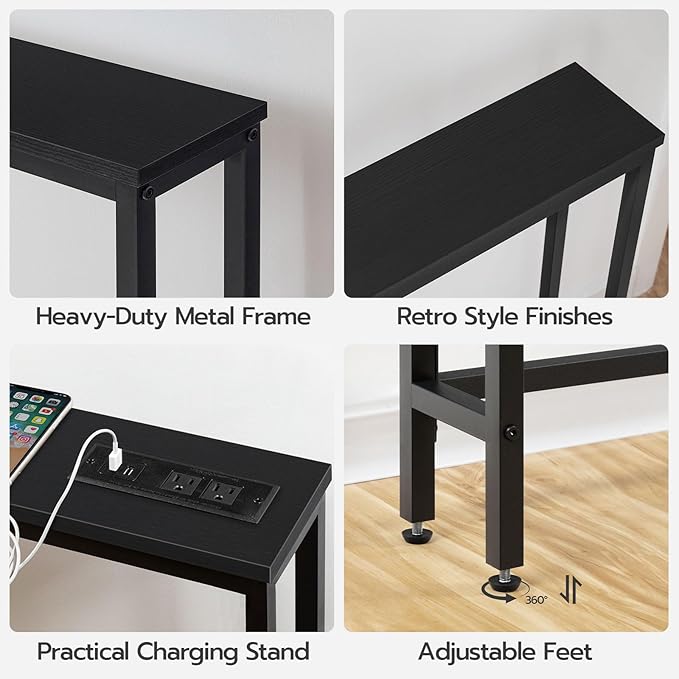 HOOBRO 47.2" Skinny Console Table - Image 5