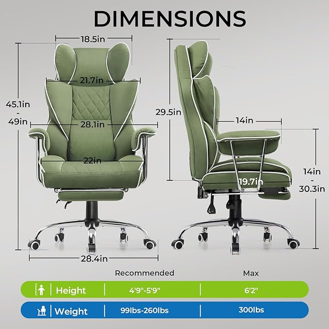 GTRACING Gaming Chair, Office Chair - Image 2