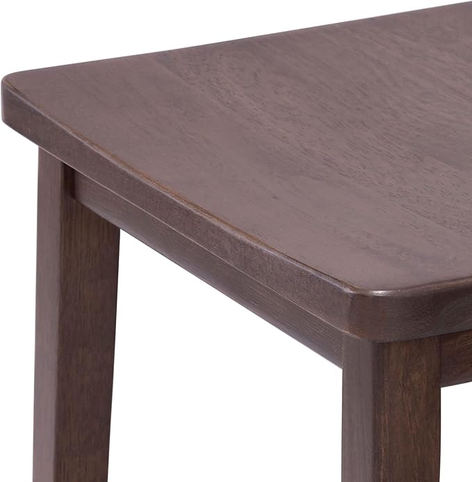 Plank+Beam Smythe Bar Stool, Sturdy Wood Modern Kitchen Bar Height Stool - Image 6