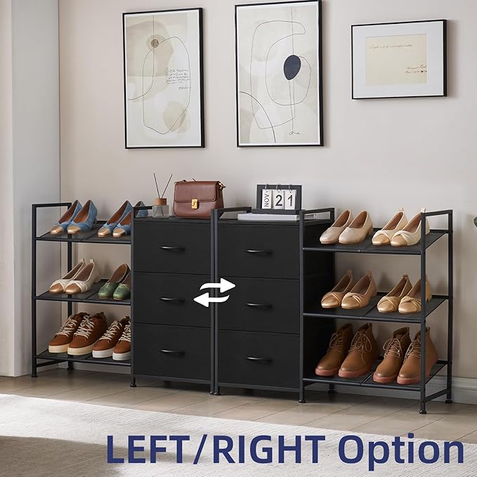 Somdot Shoe Rack, 3 Tier Shoe Organizer - Image 8