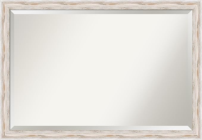Amanti Art White Bathroom Mirror by AmantiArt