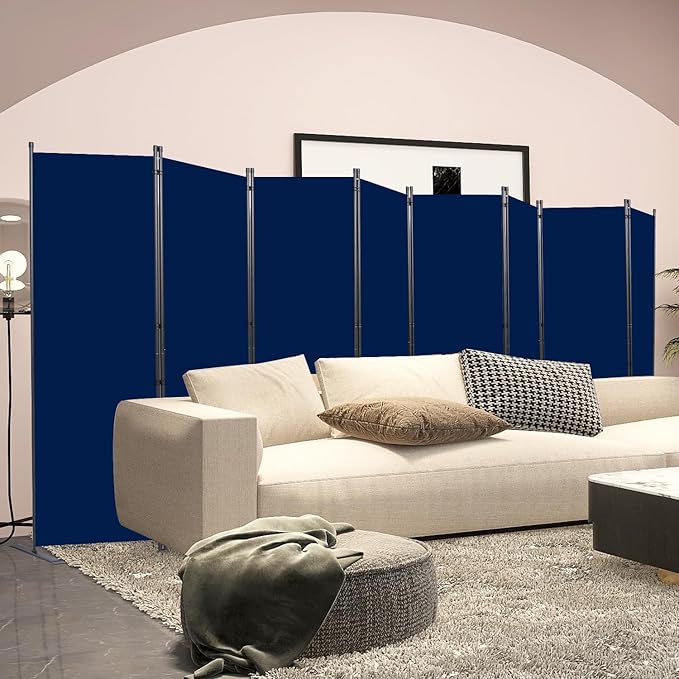 Room Divider, 8 Panel Folding Privacy Screens - Image 6