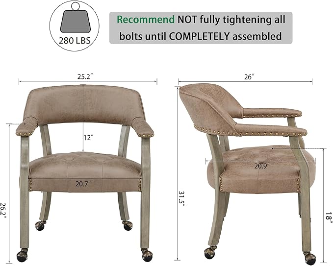 LEEMTORIG Large Dining Chairs - Image 3