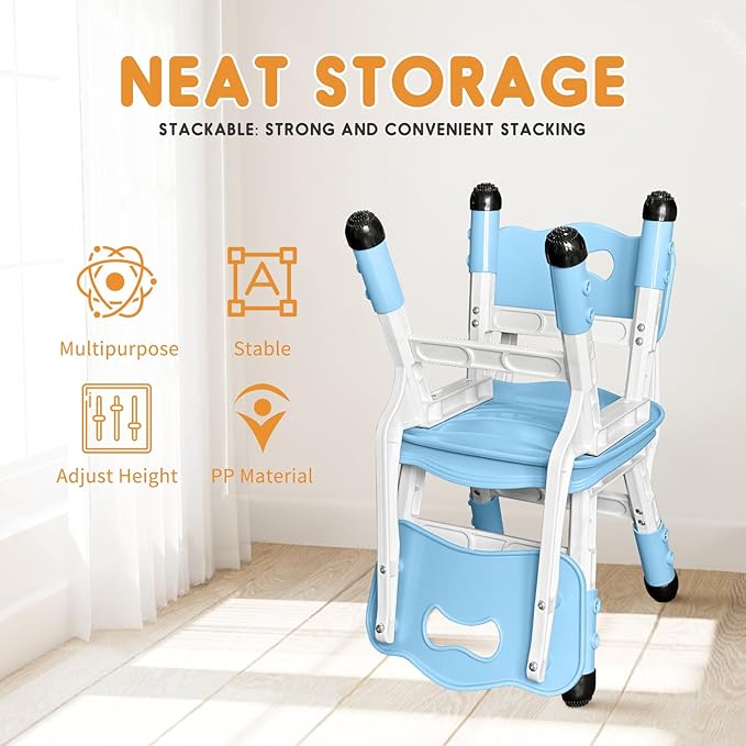 Kid Chairs Indoor 3 Level Adjustable Suitable - Image 3