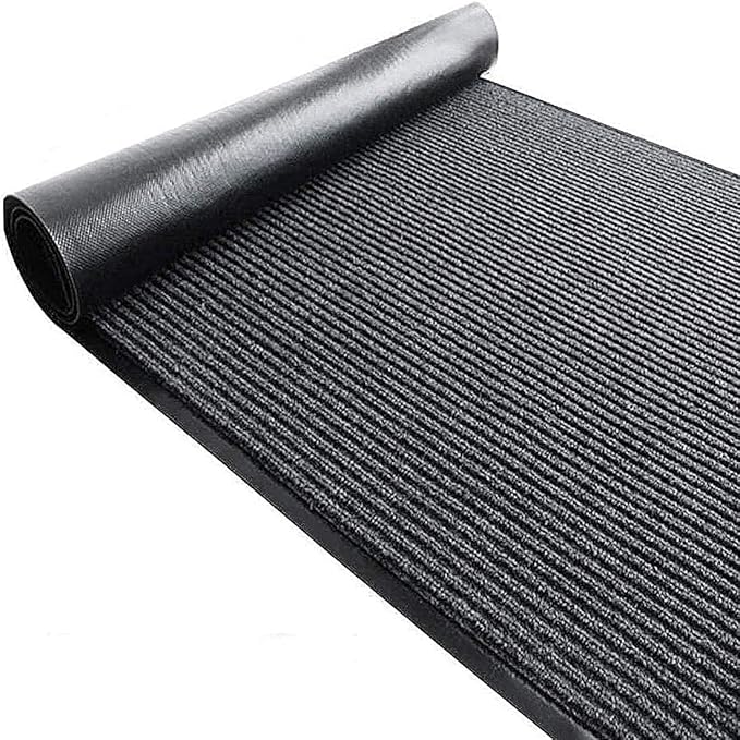 TANYOYO 3' X 10' Commercial Grade Door Floor Mat Brush Step Entrance Mat Vinyl by TANYOYO