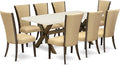 East West Furniture X727VE703-9 9 Piece Kitchen Table Set Includes a Rectangle by EastWestFurniture