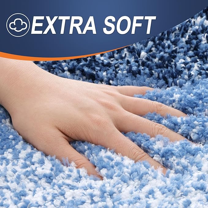 OLANLY Bathroom Rugs Mat 24x16, Extra Soft Absorbent Microfiber Bath Rugs - Image 3
