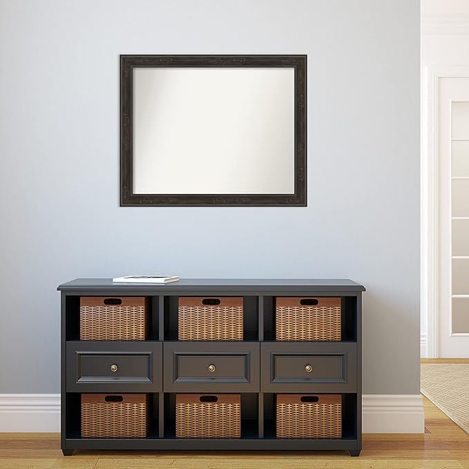 Amanti Art Brown Bathroom Mirror - Image 5