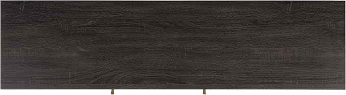 SAFAVIEH Claude TV Stand for up to 65" Flatscreen – Distressed Black, 2 Sliding - Image 3