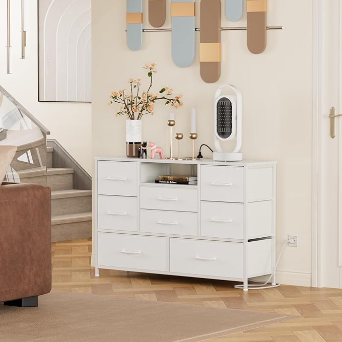 Furnulem Dresser for Bedroom, Wide Chest - Image 9