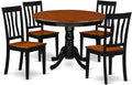 East West Furniture HLAN5-BCH-W 5 Piece Dining Table Set by EastWestFurniture