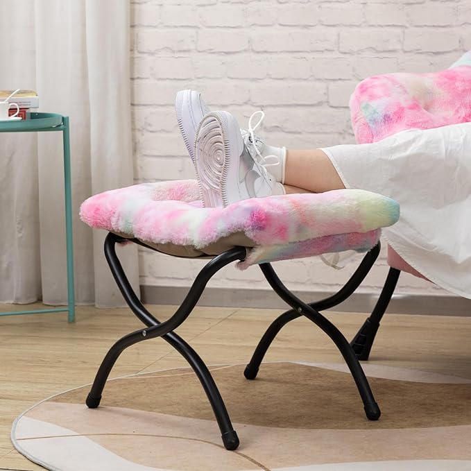 HollyHOME Faux-Fur Lazy Chair - Image 9