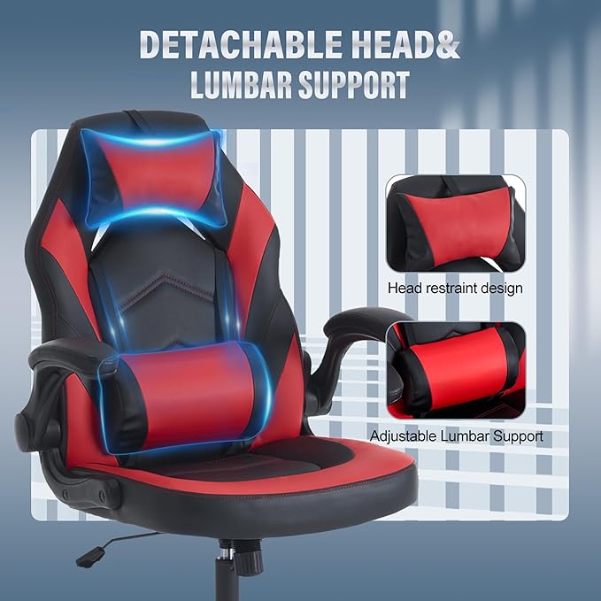 OLIXIS Computer Gaming Desk Chair - Image 5