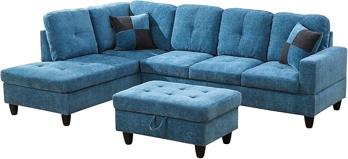 Osparple L Shaped Couch Sectional Couches - Image 3