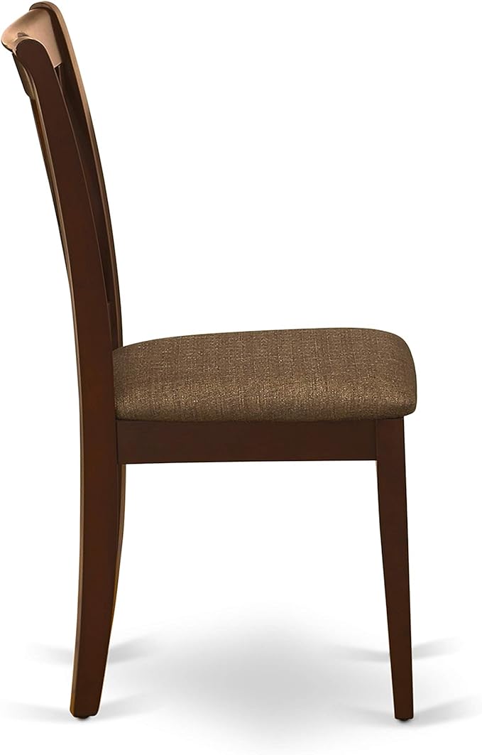 East West Furniture DOCL5-MAH-C 5 Piece Modern Dining Table Set Includes a - Image 12