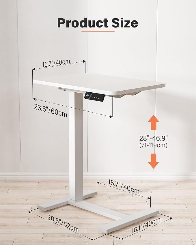 Mobile Standing Desk with Wheels - Image 2