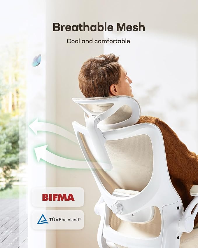 Marsail Ergonomic Office Chair: Office Computer Desk Chair - Image 5