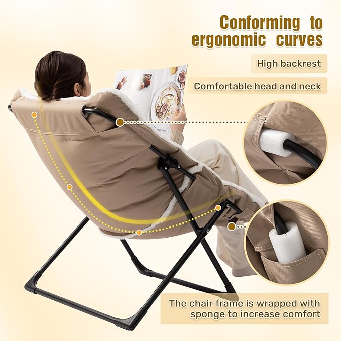 HollyHOME X-Large Saucer Chair - Image 6