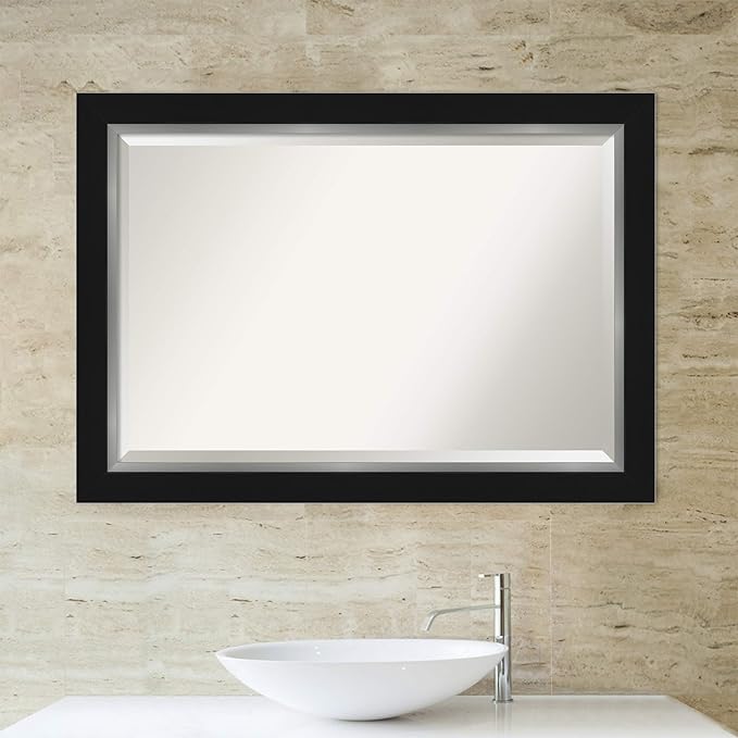Amanti Art Black Bathroom Mirror - Image 6