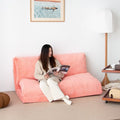N&V L92×W58 Inch Large Folding Matress Sofa Bean Bag, Foam Filling Folding by NV