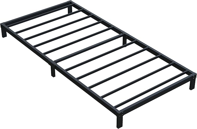 7 Inch XL Twin Bed Frames No Box Spring Need, Low Profile Metal Platform Twin - Image 8