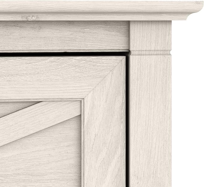 Bush Furniture Key West 2 Drawer Lateral File Cabinet in Linen White Oak | - Image 8