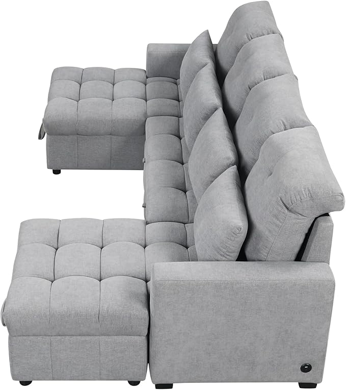 Ball & Cast 110.2" Oversized Versatile Sectional Sleep Sofa - Image 4
