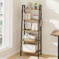 Ladder Shelf, Bookshelf Bookcase, Freestanding Corner Storage Shelve by Hzuaneri