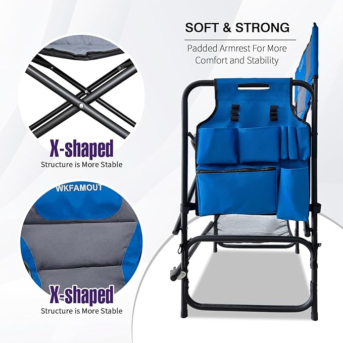 Tall Folding Directors Chair - Image 6