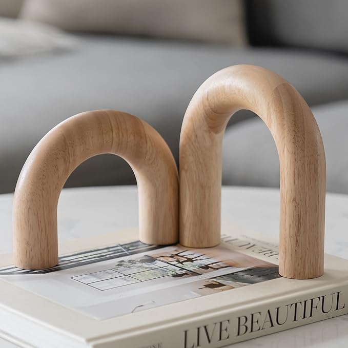 Wood Arch Decorative Objects - Image 8