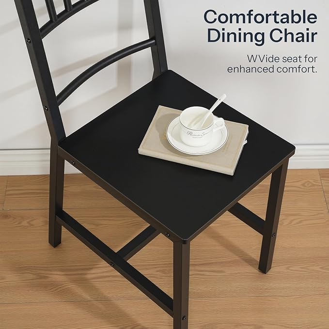 HOOBRO Kitchen Chairs Set of 2, Wooden Dining Room Chairs - Image 6