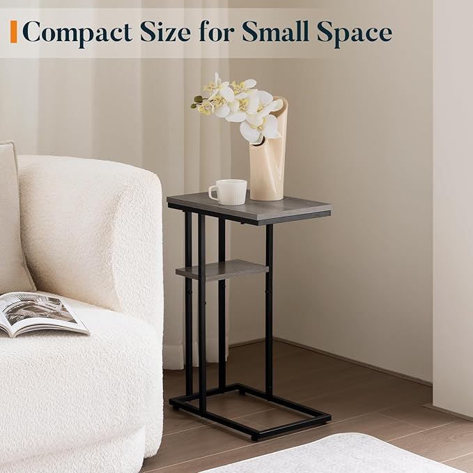 Yoobure C Shaped End Table, Side Table - Image 4